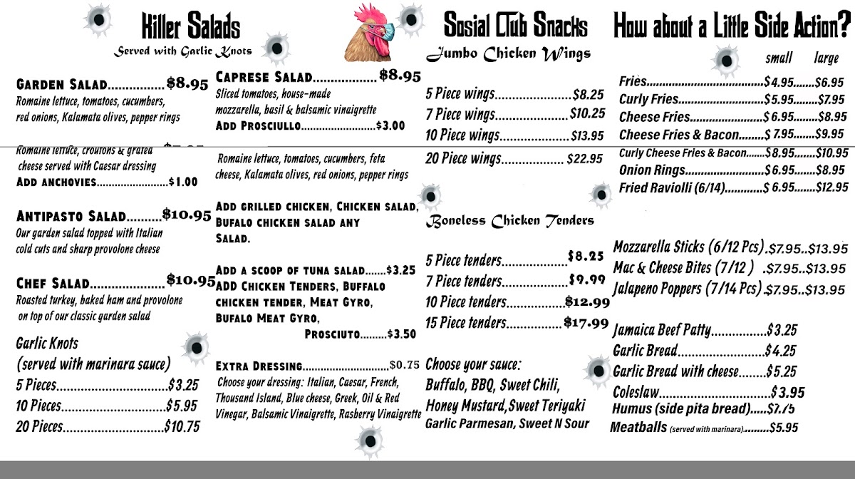 Menu Wise Guys Deli Pizza - West Warwick-1