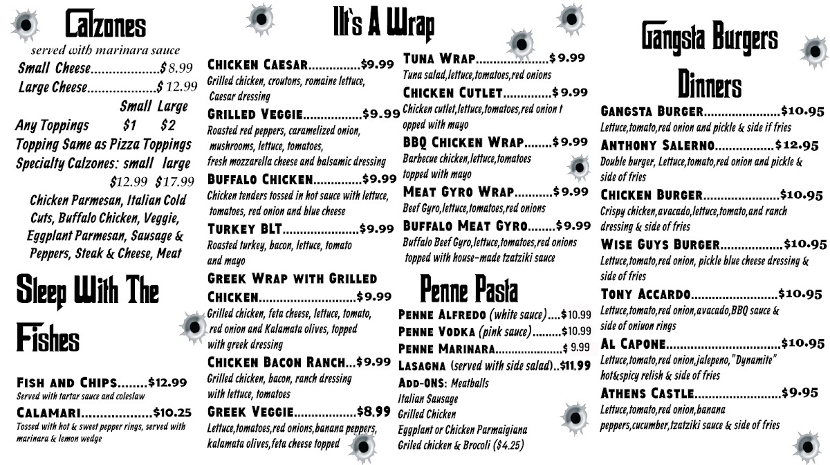 Menu Wise Guys Deli Pizza - West Warwick-2