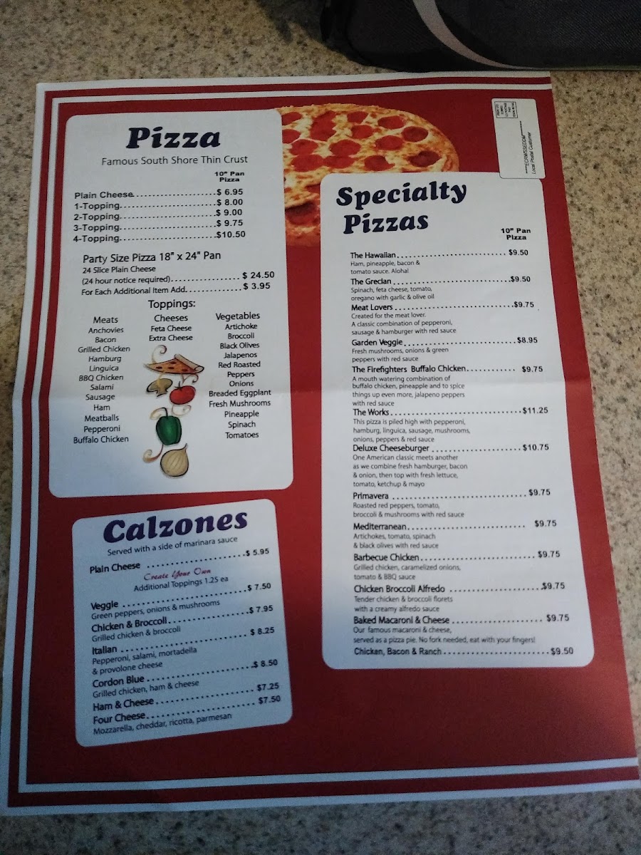 Menu Wise Guys Deli Pizza - West Warwick-5