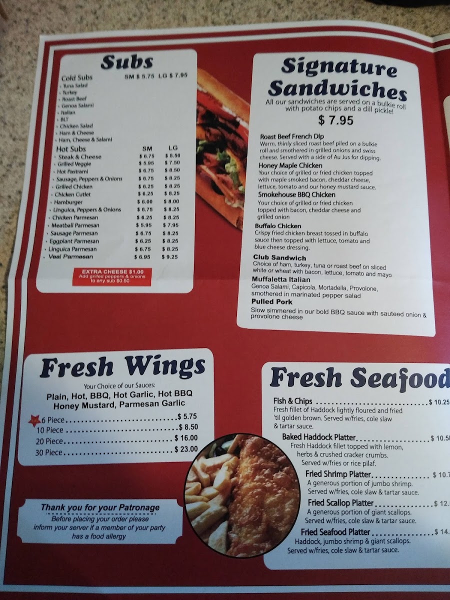 Menu Wise Guys Deli Pizza - West Warwick-6